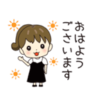 ふんわり敬語のこまちさん【夏】（個別スタンプ：1）