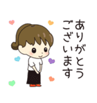 ふんわり敬語のこまちさん【夏】（個別スタンプ：5）