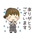 ふんわり敬語のこまちさん【夏】（個別スタンプ：6）