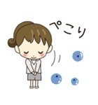 ふんわり敬語のこまちさん【夏】（個別スタンプ：18）