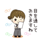 ふんわり敬語のこまちさん【夏】（個別スタンプ：36）