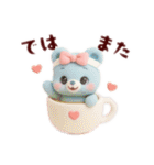 フワモコくまちゃん＊夏休み（個別スタンプ：39）