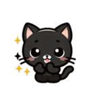 [アレンジ用]クロネコのマー（個別スタンプ：7）
