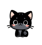 [アレンジ用]クロネコのリー（個別スタンプ：3）