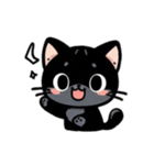 [アレンジ用]クロネコのリー（個別スタンプ：7）