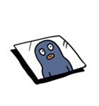 青いペンギンマン（個別スタンプ：34）