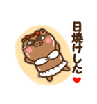ハート耳のブタ♡女子。夏VER（個別スタンプ：16）