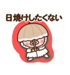 ハート耳のブタ♡女子。夏VER（個別スタンプ：34）
