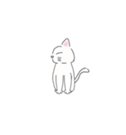 ほわいときゃっとの日常（個別スタンプ：11）