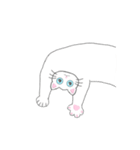 ほわいときゃっとの日常（個別スタンプ：14）