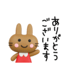 POPなうさぎさん✳︎夏のスタンプ✳︎暑いね（個別スタンプ：3）