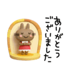 POPなうさぎさん✳︎夏のスタンプ✳︎暑いね（個別スタンプ：4）