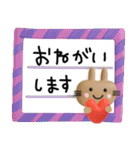POPなうさぎさん✳︎夏のスタンプ✳︎暑いね（個別スタンプ：10）