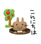 POPなうさぎさん✳︎夏のスタンプ✳︎暑いね（個別スタンプ：14）