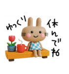 POPなうさぎさん✳︎夏のスタンプ✳︎暑いね（個別スタンプ：19）