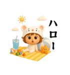 女の子の無難なスタンプ4（個別スタンプ：2）