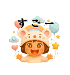 女の子の無難なスタンプ4（個別スタンプ：10）