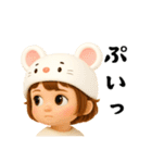 女の子の無難なスタンプ4（個別スタンプ：12）