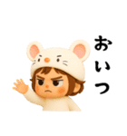 女の子の無難なスタンプ4（個別スタンプ：16）