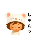 女の子の無難なスタンプ4（個別スタンプ：17）