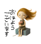 mottoのおとな女子ドール♡日常（個別スタンプ：1）
