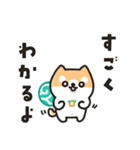 柴犬たけちよのゆるい毎日（個別スタンプ：16）