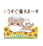飛び出す！ねことシマエナガ 夏スタンプ2（個別スタンプ：18）