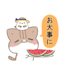 飛び出す！ねことシマエナガ 夏スタンプ2（個別スタンプ：19）