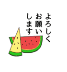 夏を感じるモチーフのスタンプ（個別スタンプ：3）