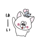 一年中使える！にゃんぴーす（個別スタンプ：1）