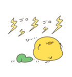 へんてこなヒヨコの暑すぎる夏（個別スタンプ：3）