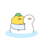 へんてこなヒヨコの暑すぎる夏（個別スタンプ：26）