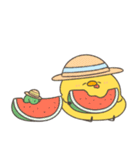 へんてこなヒヨコの暑すぎる夏（個別スタンプ：29）