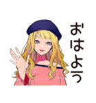 元気なキュートなオンニ応援★（個別スタンプ：2）