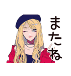 元気なキュートなオンニ応援★（個別スタンプ：3）