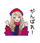 元気なキュートなオンニ応援★（個別スタンプ：4）