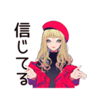 元気なキュートなオンニ応援★（個別スタンプ：6）