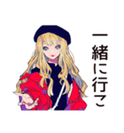 元気なキュートなオンニ応援★（個別スタンプ：16）