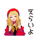 元気なキュートなオンニ応援★（個別スタンプ：21）