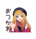 元気なキュートなオンニ応援★（個別スタンプ：26）