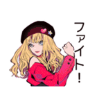 元気なキュートなオンニ応援★（個別スタンプ：28）