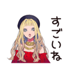 元気なキュートなオンニ応援★（個別スタンプ：32）