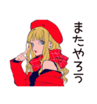 元気なキュートなオンニ応援★（個別スタンプ：34）