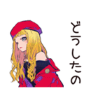 元気なキュートなオンニ応援★（個別スタンプ：35）