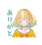 毎日使える★使いやすい女の子（個別スタンプ：3）