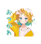 毎日使える★使いやすい女の子（個別スタンプ：9）