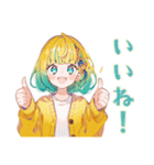 毎日使える★使いやすい女の子（個別スタンプ：19）
