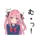 怒りマーク★げんきな女子高生（個別スタンプ：11）