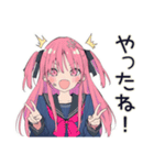 怒りマーク★げんきな女子高生（個別スタンプ：35）