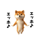 エッホエッホ柴犬（個別スタンプ：24）